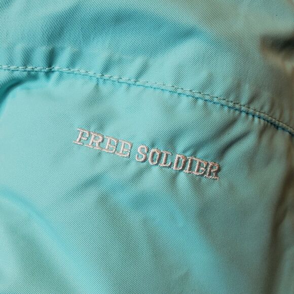 Junior's Free Soldier Pants Waterproof Green Water-Resistant Adjustable Waist M - Picture 4 of 7